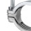 Collier de serrage 3-4cm 46-60mm acier au carbone argenté 6
