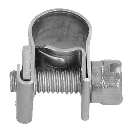 Mini collier de serrage pour durite en inox 304 6-8mm argenté 2