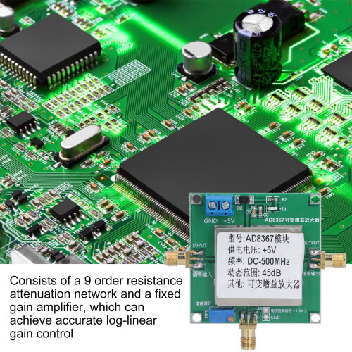 AD8367 Module de gain RF 500 MHz 46 dB 0-1 V 50 Ω 2