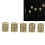 Set di 5 perline per barba in argento antico, accessori per barba da uomo, gioielli 14