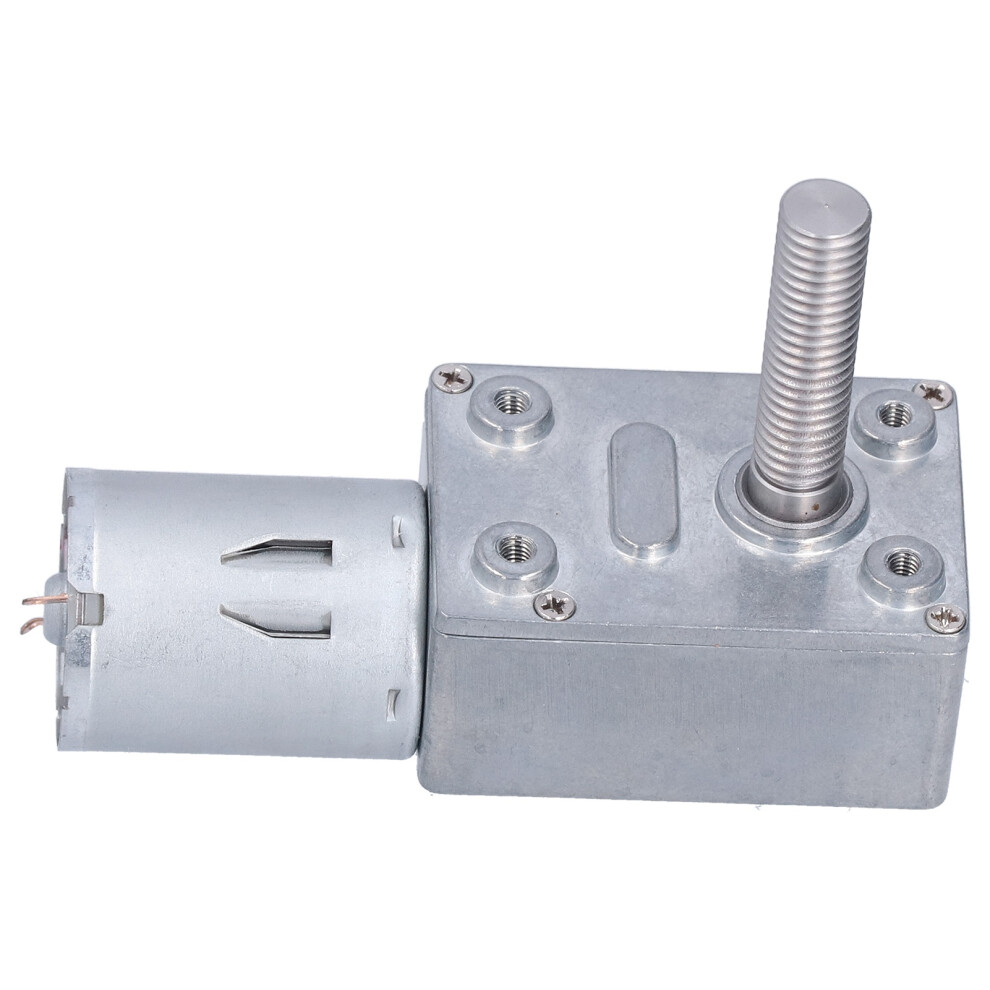 Worm Gear Motor Silent Durable Wearproof Rustproof High Thermal Conductivity Low Corrosion Resistant Low Speed Gear Reducerdc6v 6Rpm 4681322168744