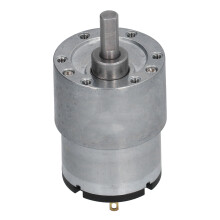 Motore DC con riduttore 12 V, 520 giri/min, rotazione in senso orario/antiorario, con avvolgimenti in rame, albero a D da 6 mm, JGB37‑52010