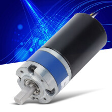 Motore DC brushless da 12 V con riduttore planetario, kit di albero a sezione a D e controllore, 32 giri/min