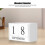 Calendrier perpétuel en bois panneau MDF décoration de bureau 7