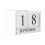 Calendrier perpétuel en bois panneau MDF décoration de bureau 13