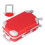 Valigia per bambole 26x11x7 cm, valigia di plastica 9