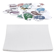 50pcs Laminating Sheets Transparent PVC Cleaning Sealing Film for Outdoor Posters