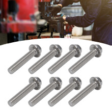 20 piĂšces M10x50 A2-70 boulons hexagonaux Ă tĂȘte Ă bride en inox