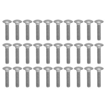 30 piÚces de boulons carrés en inox M8x1.25 DIN 603 A2