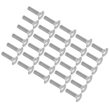 Acier inoxydable A2 Boulons Ă tĂȘte bombĂ©e M8x1,25 30 mm filetage grossier DIN 603 30 piĂšces