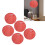 Lanternes en papier rouges rondes de 4 pouces, 100 g, décoratives 14