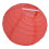 Lanternes en papier rouges rondes de 4 pouces, 100 g, décoratives 6