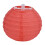 Lanternes en papier rouges rondes de 4 pouces, 100 g, décoratives 10