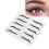 Autocollant d'eyeliner argent scintillant - auto-adhésif 15