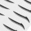 Autocollant d'eyeliner argent scintillant - auto-adhésif 9