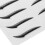 Autocollant d'eyeliner argent scintillant - auto-adhésif 6