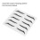 Autocollant d'eyeliner argent scintillant - auto-adhésif 4
