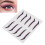 Adesivo per eyeliner argento lampeggiante viola impermeabile 1