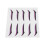 Adesivo per eyeliner argento lampeggiante viola impermeabile 14