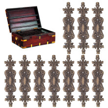 10 pièces de protecteurs d’angle en alliage vintage pour albums et coffrets en bois avec vis