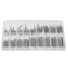 Barres à ressort pour bracelet de montre en alliage, argentées, 1,5 mm, 9-25 mm