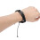 4 pezzi di bracciali intrecciati da uomo regolabili neri 4
