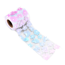 Rouleau de tulle à fleurs 8 cm 10 yd 1 rouleau dégradé violet
