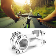 Attacco manubrio in alluminio da 31,8 mm, di colore argento, per bici da strada, in Australia.