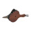 Soffiatore per stufa 43x19cm pelle marrone 632g 15