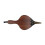 Soffiatore per stufa 43x19cm pelle marrone 632g 6