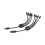 Panneau solaire à 4 branches de type Y 20 A/30 A 1,5-6 mm² noir 8