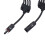Panneau solaire à 4 branches de type Y 20 A/30 A 1,5-6 mm² noir 13