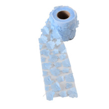 Rotoli di tulle con fiori 8 cm x 10 yd azzurro chiaro 1 rotolo