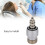 Adaptateur de pièce à main en acier inoxydable à 2 trous 3