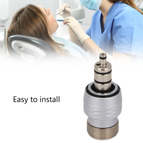 Adaptateur de pièce à main en acier inoxydable à 2 trous 2