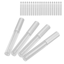 20 pezzi di tubi per lucidalabbra da 3 ml in plastica trasparente riempibili