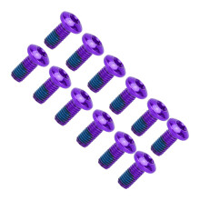 Vis de rotor de frein à disque, 12 pièces, en acier allié, pour VTT, 6 mm, durables