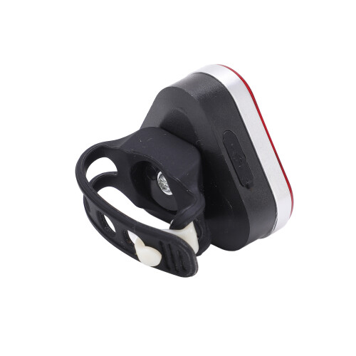 Bike Tail Light Rechargeable Waterproof Bicycle Triangular Warning Tail Lamp with 4 Flashing Modes