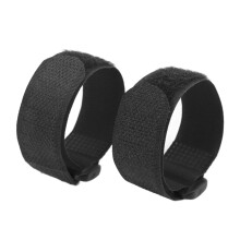 Lot de 2 colliers en nylon anti-crochet noirs pour coqs sans bruit