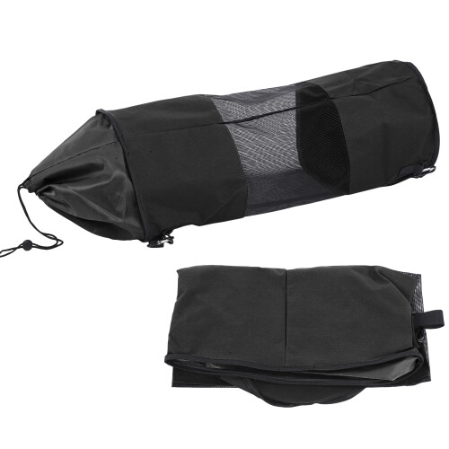 Borsa per rifiuti da barca 84cm26cm Oxford nero riutilizzabile