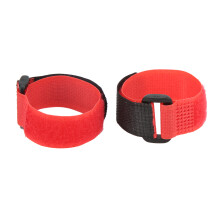 Lot de 2 colliers en nylon rouge améliorés pour coqs