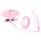 Duck Traction Rope harnais thoracique réglable M rose 2