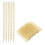 100 pièces Pousse-cuticule pour ongles 9,5  0,4 cm Jaune 16