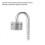 Diffusore CO2 in alluminio Raffinatore 4 mm Tubo 2,4 cm Coppa 11