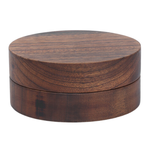 Portacenere compatto con coperchio, argento, 210 g, 10,4 x 4,5 cm