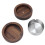 Portacenere compatto con coperchio, argento, 210 g, 10,4 x 4,5 cm 14