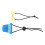 Papillon Reptile Hat: Mini cappello a cilindro, Blu/Giallo 5