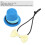 Papillon Reptile Hat: Mini cappello a cilindro, Blu/Giallo 3