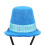 Papillon Reptile Hat: Mini cappello a cilindro, Blu/Giallo 9