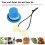 Papillon Reptile Hat: Mini cappello a cilindro, Blu/Giallo 12